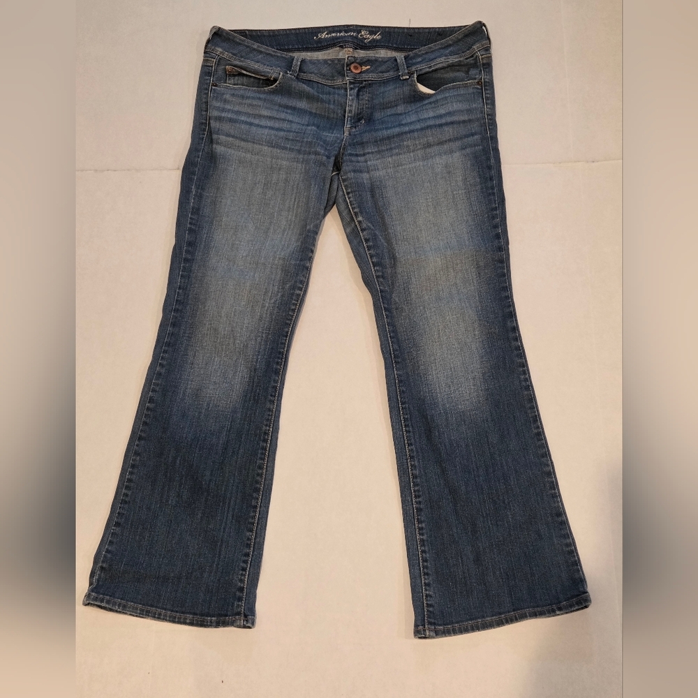 American Eagle Y2k Slim Bootcut Stretch Jean Women's Size 14 Short *READ
